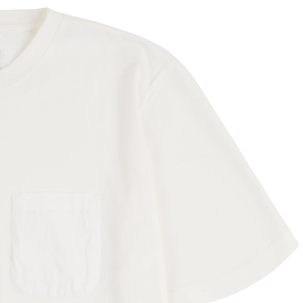 Albam Woven Pocket T-Shirt - White