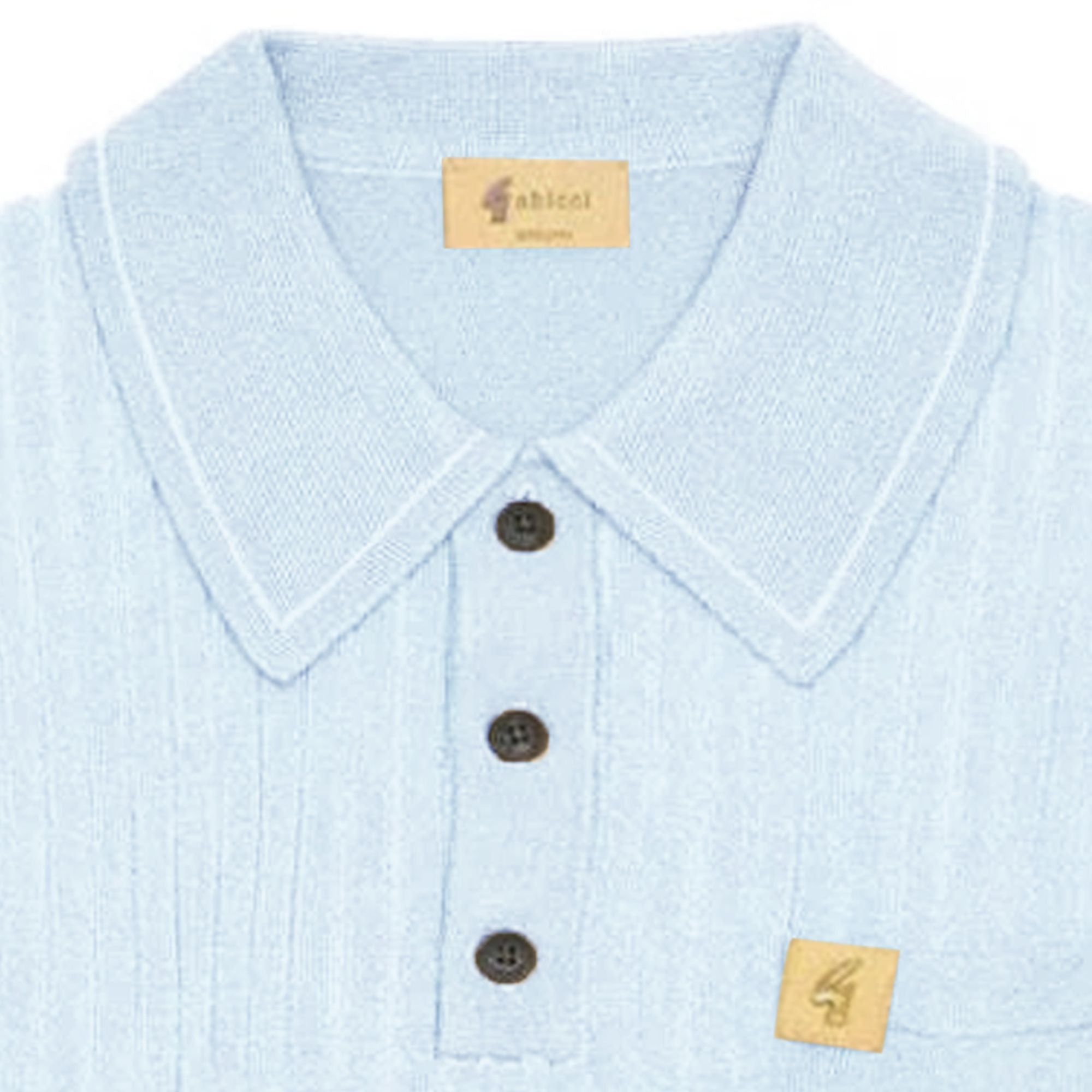 Chemise rayée Gabicci Classic, vintage, S/S. Poly coton Chemise rayée Gabicci Classic, vintage, S/S. Poly coton