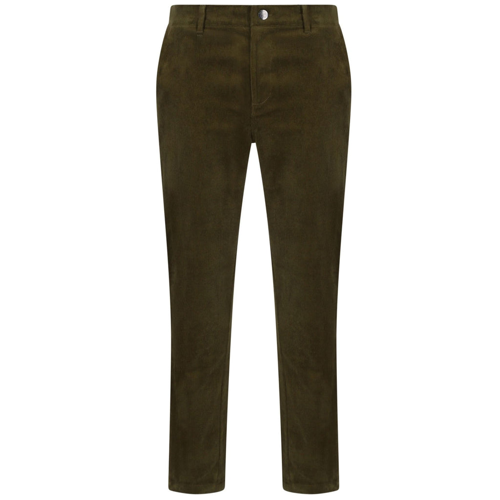 Sergio Tacchini Amico Corduroy Track Pant - Dark Olive