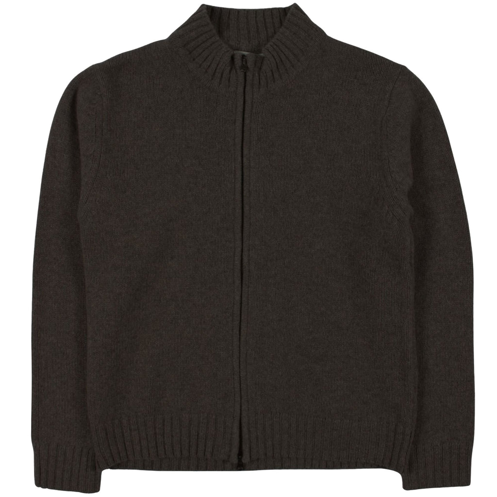 Pittari Fell Zip Cardigan - Cocoa