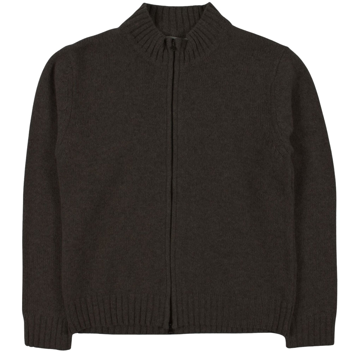 Pittari Fell Zip Cardigan - Cocoa