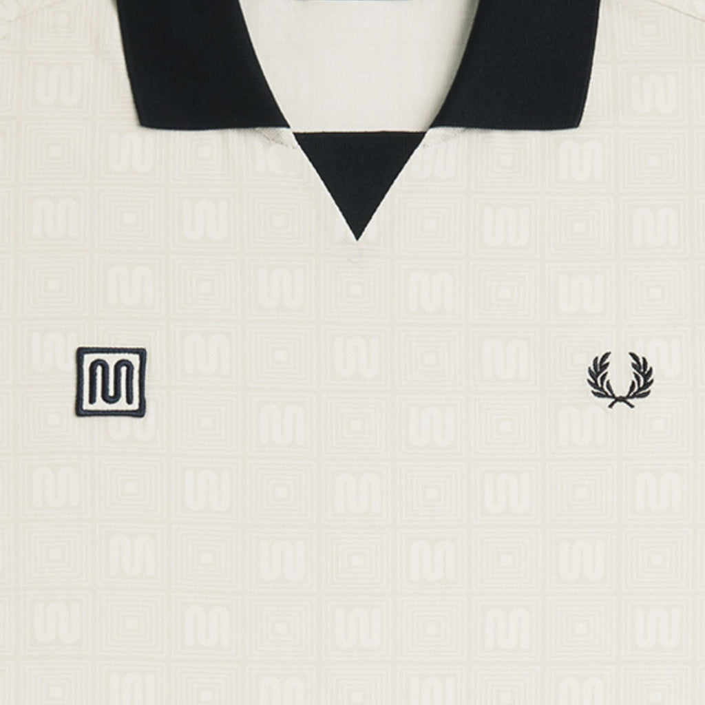Fred Perry x Meyba Printed Polo Shirt - Ecru