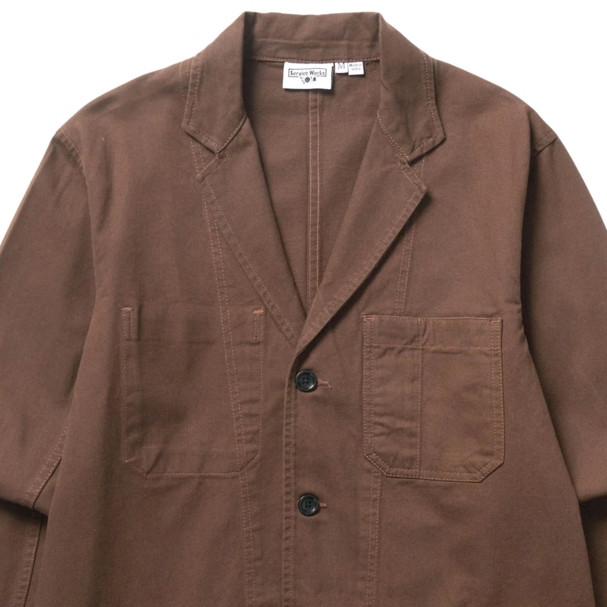 Service Works Twill Server Suit Jacket - Brown