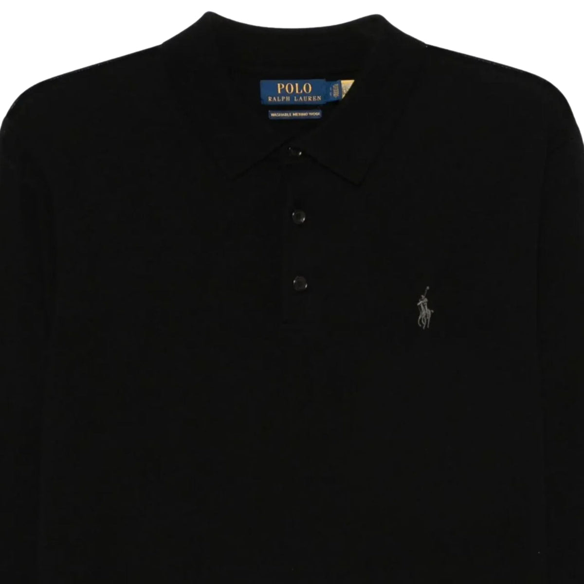 Polo Ralph Lauren Knitted Polo Shirt - Black