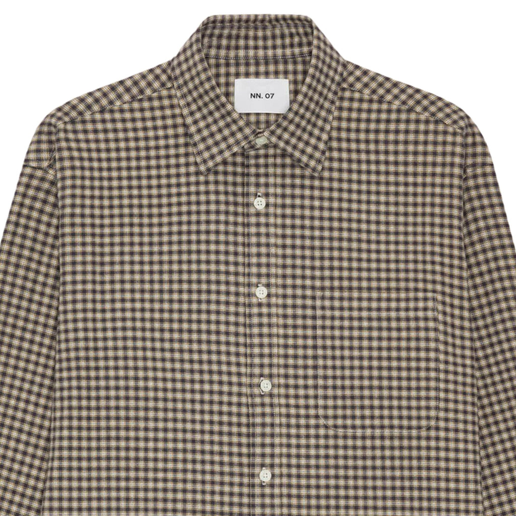 NN07 Deon Shirt - Sand Green