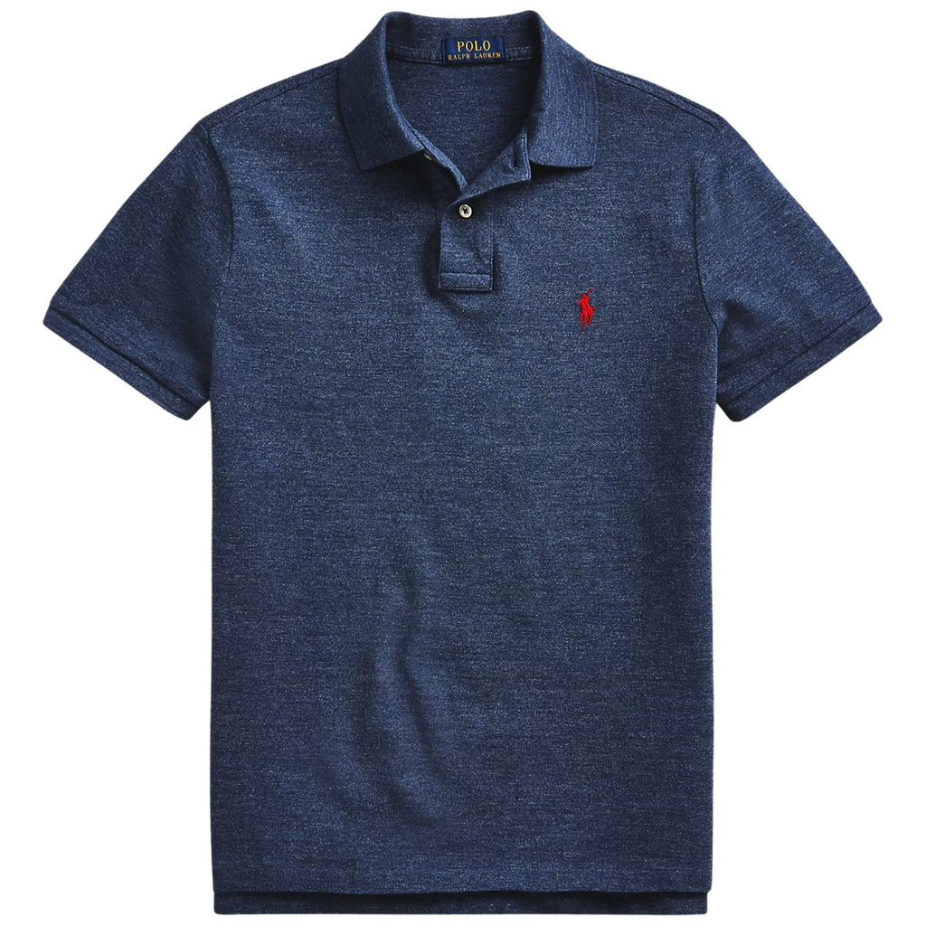 Polo Ralph Lauren The Iconic Custom Slim Fit Mesh Polo - Classic Royal Heather