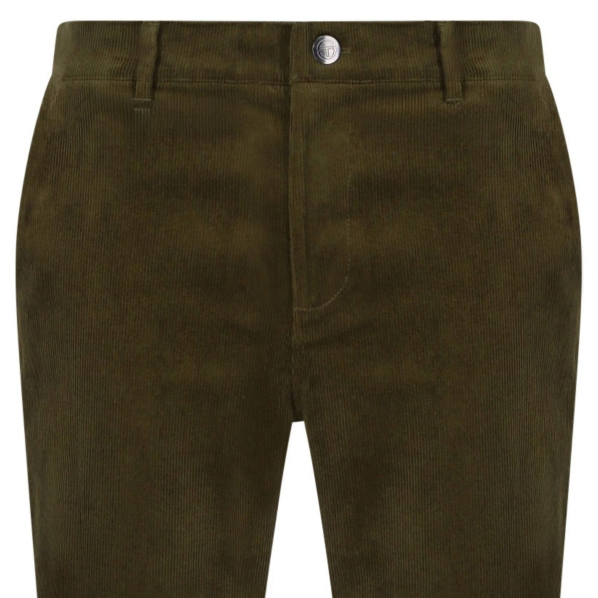 Sergio Tacchini Amico Corduroy Track Pant - Dark Olive