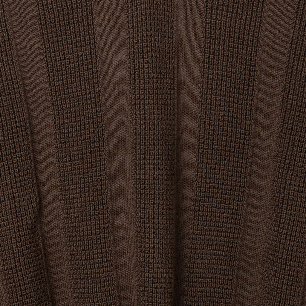 Far Afield Clifford Knitted Polo - Brown