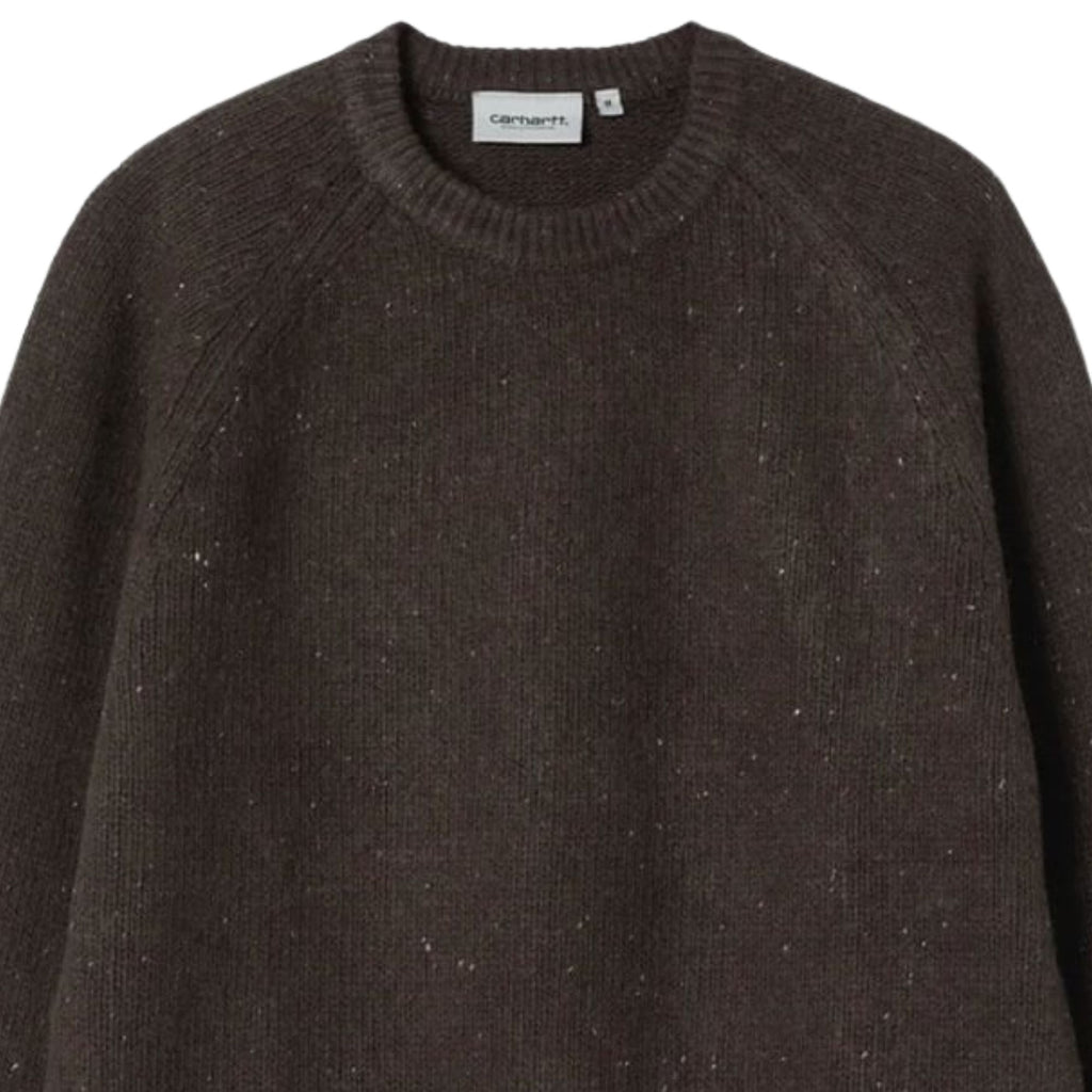Carhartt WIP Anglistic Sweater - Speckled Tobacco