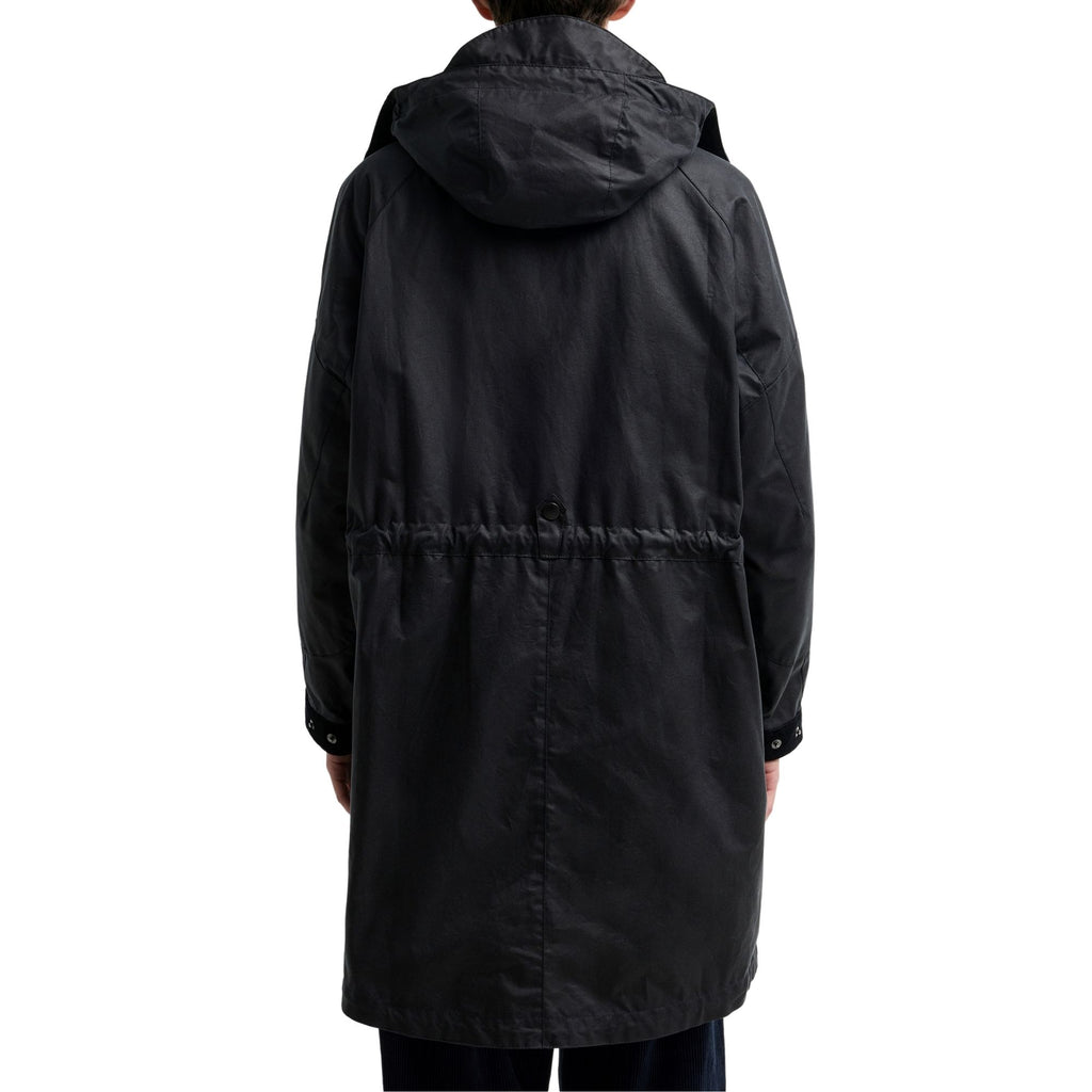Barbour x Norbit Long Wax Jacket - Navy