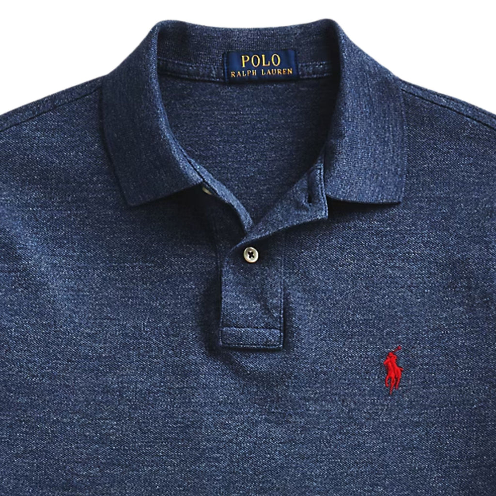 Polo Ralph Lauren The Iconic Custom Slim Fit Mesh Polo - Classic Royal Heather