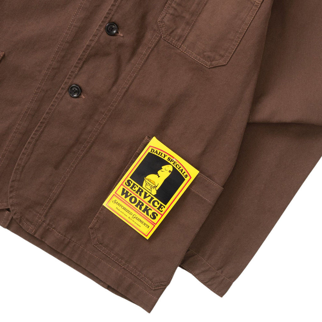 Service Works Twill Server Suit Jacket - Brown