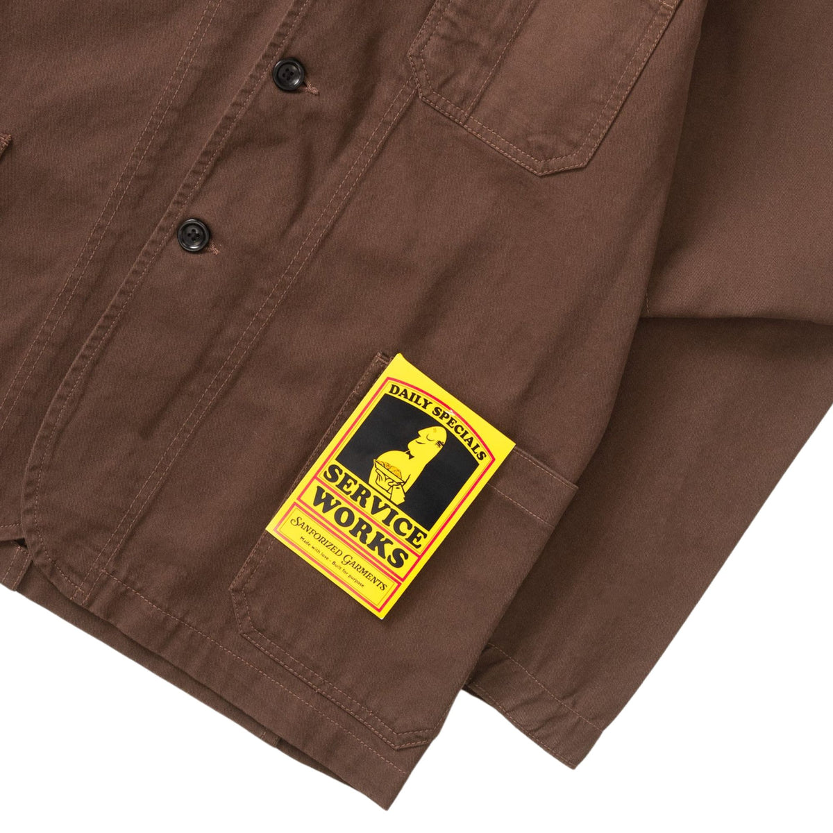 Service Works Twill Server Suit Jacket - Brown