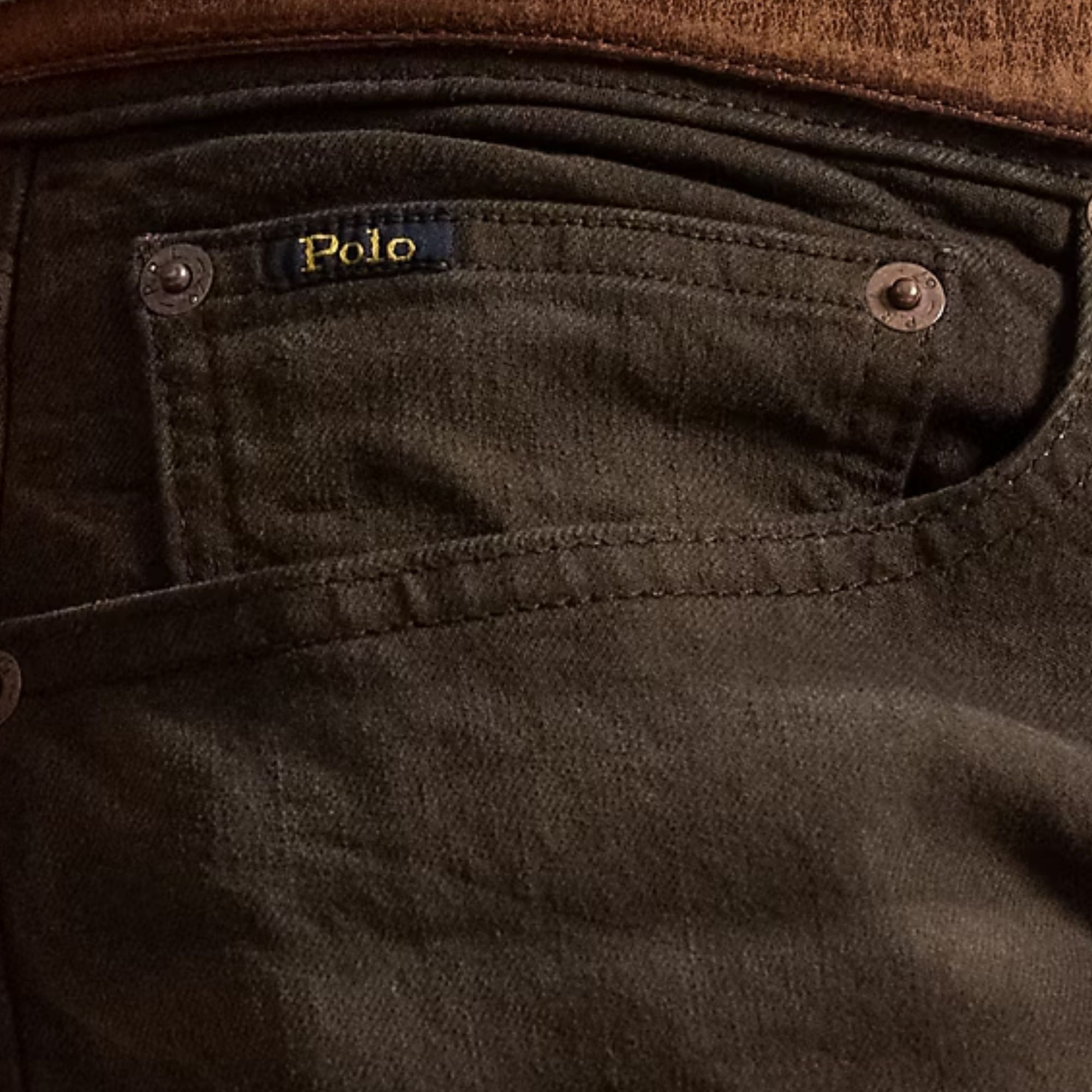 Polo Ralph Lauren Sullivan Slim Polo Pony Stretch Jean - Circuit Brown