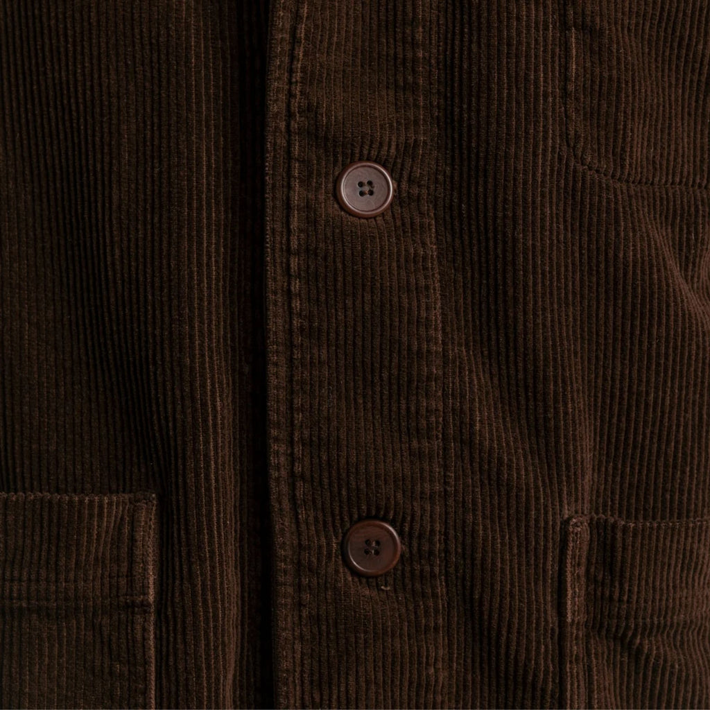 Kestin 8-Wale Organic Corduroy Huntly Jacket - Peat