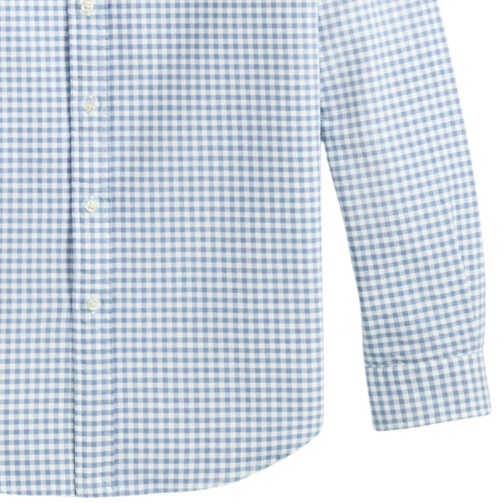 Polo Ralph Lauren Custom Fit Gingham Oxford Shirt - Blue