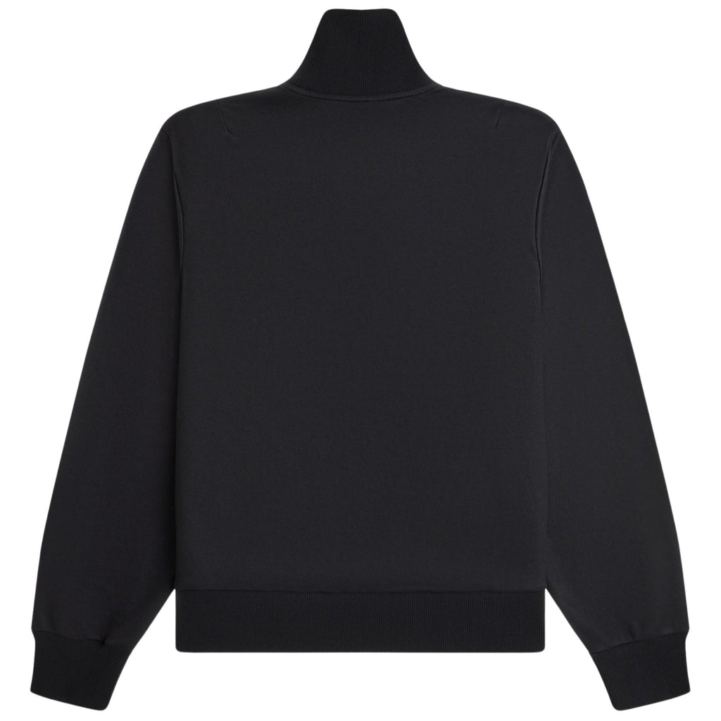 Fred Perry Leather Patch Track Jacket - Black