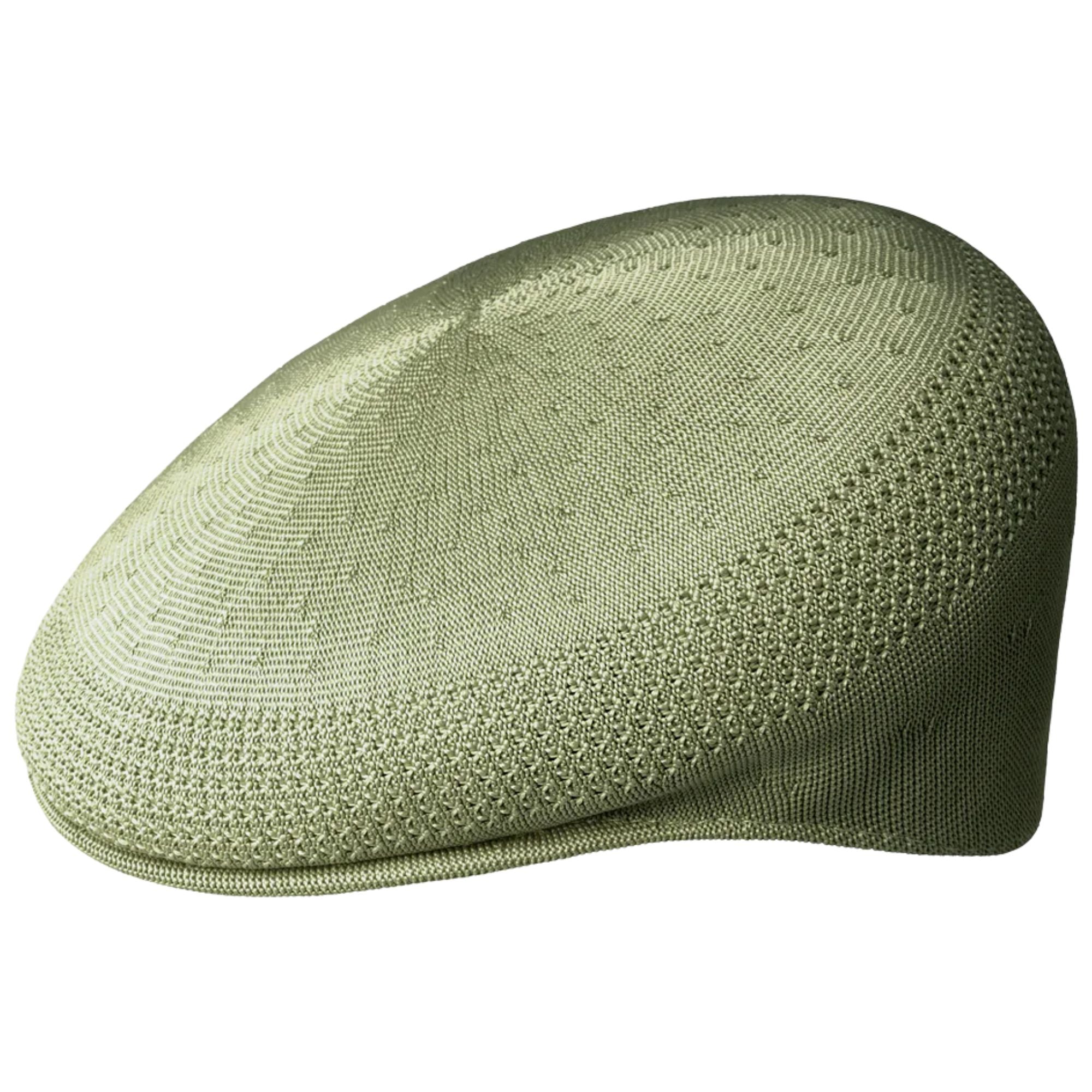 Kangol Tropic 504 Ventair Flat Cap - Oil Green