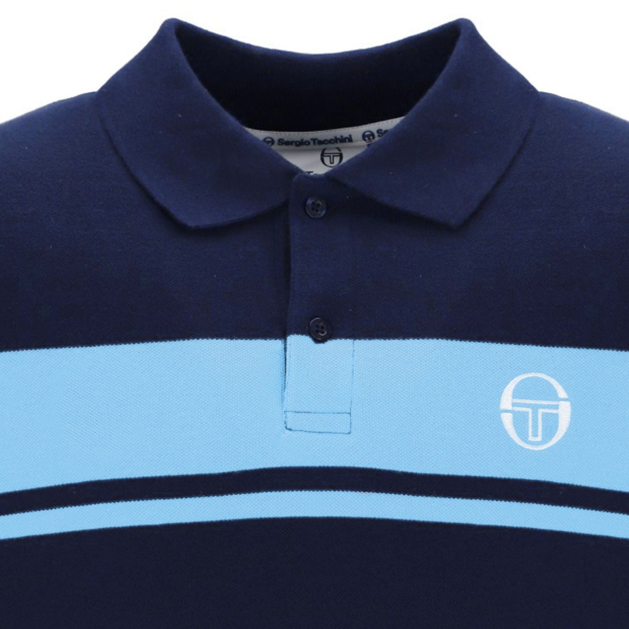 Sergio Tacchini Young Line Polo Shirt - Maritime – Stuarts London