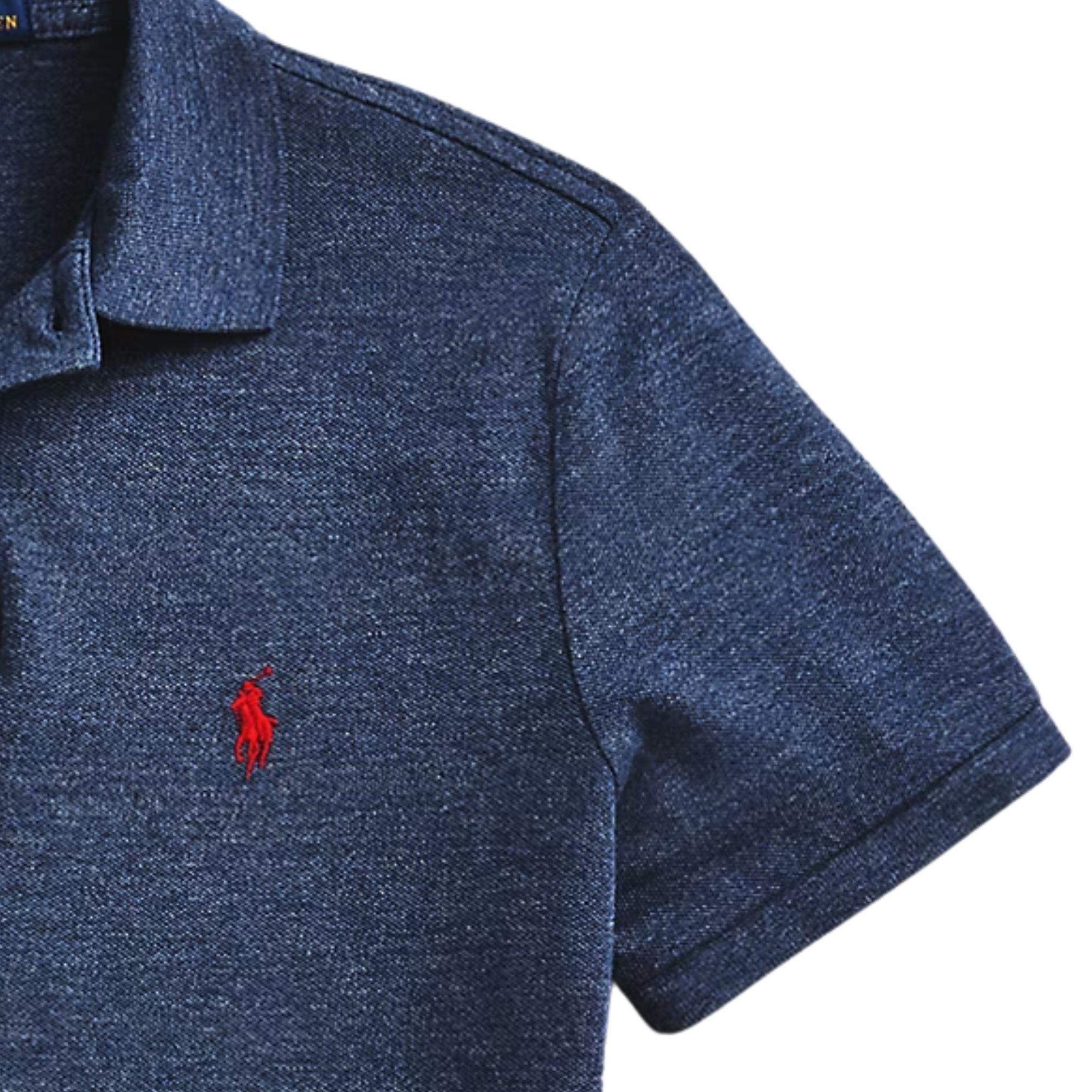 Polo Ralph Lauren The Iconic Custom Slim Fit Mesh Polo - Classic Royal Heather