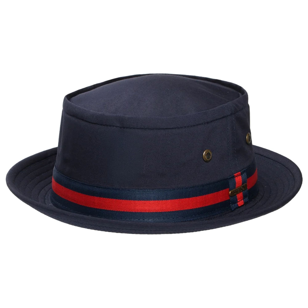 Stetson Hats Fishermans Bucket Pork Pie Hat - Dark Navy