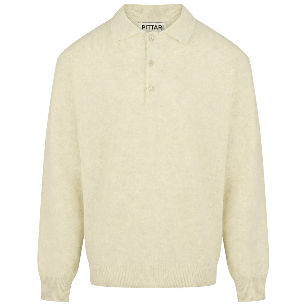 Pittari Knitted Polo Shirt - Ecru
