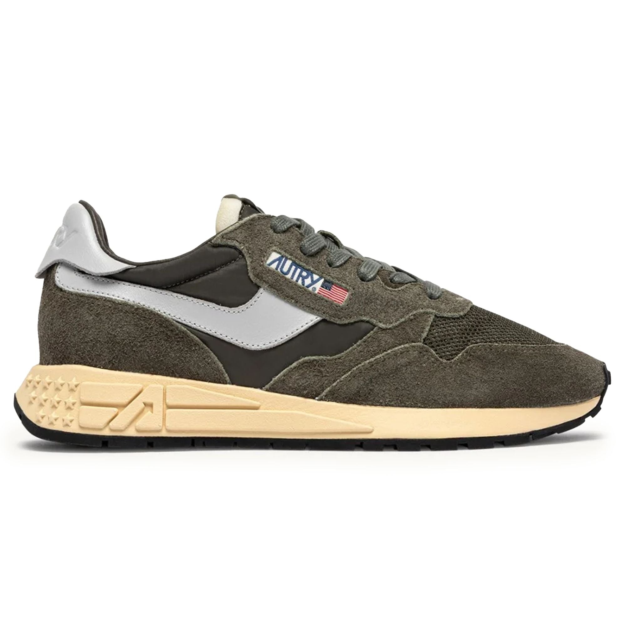 Autry Reelwind Low Sneakers - Olive Night/Harbor Mist