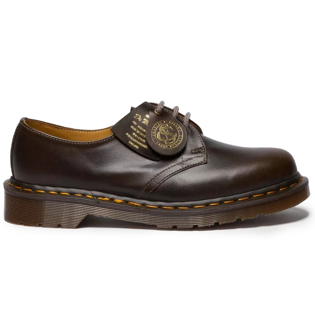Dr. Martens Made In England 1461 Classic Calf Leather Shoes - Sepia