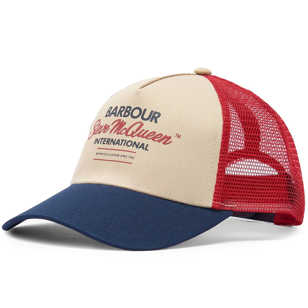SMQ Trucker Cap - Navy/Red