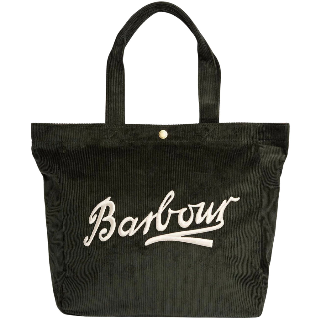 Barbour Carrick Cord Tote Bag - Sage