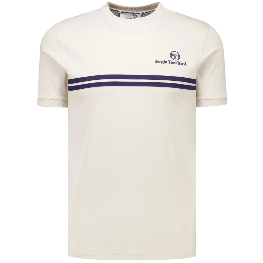 Sergio Tacchini New Supermac T-Shirt - Peyote/Maritime Blue