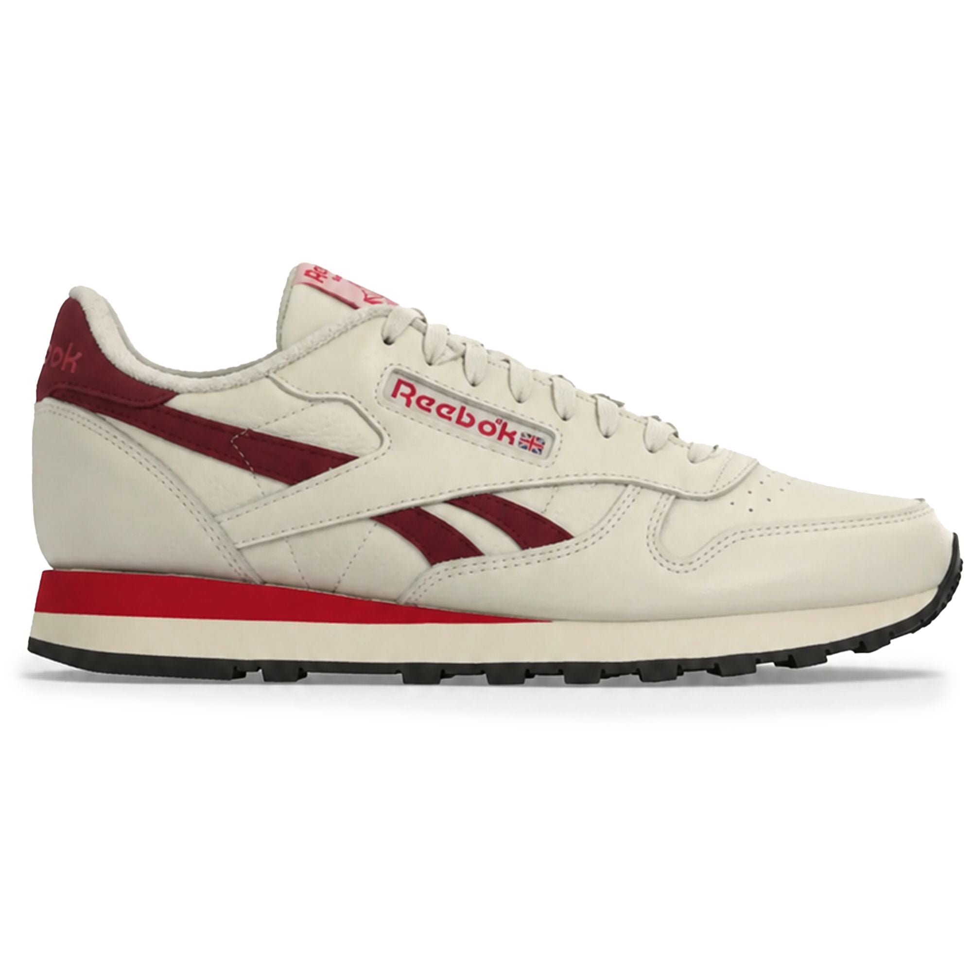 Reebok Classic Leather Sneakers - Chalk/Red