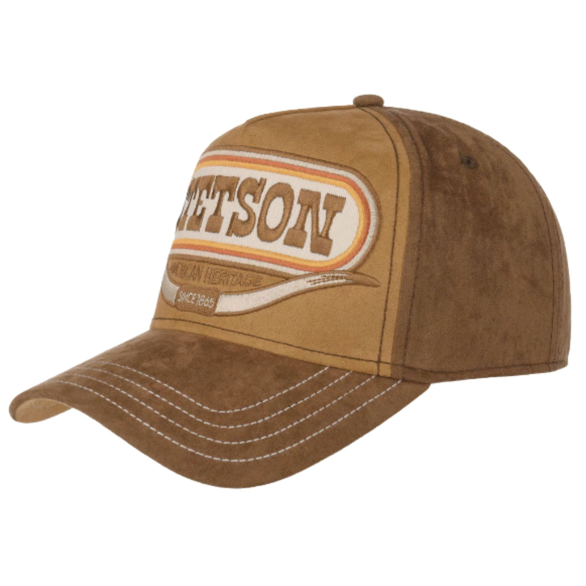 Stetson Hats Buffalo Horn Cap - Brown