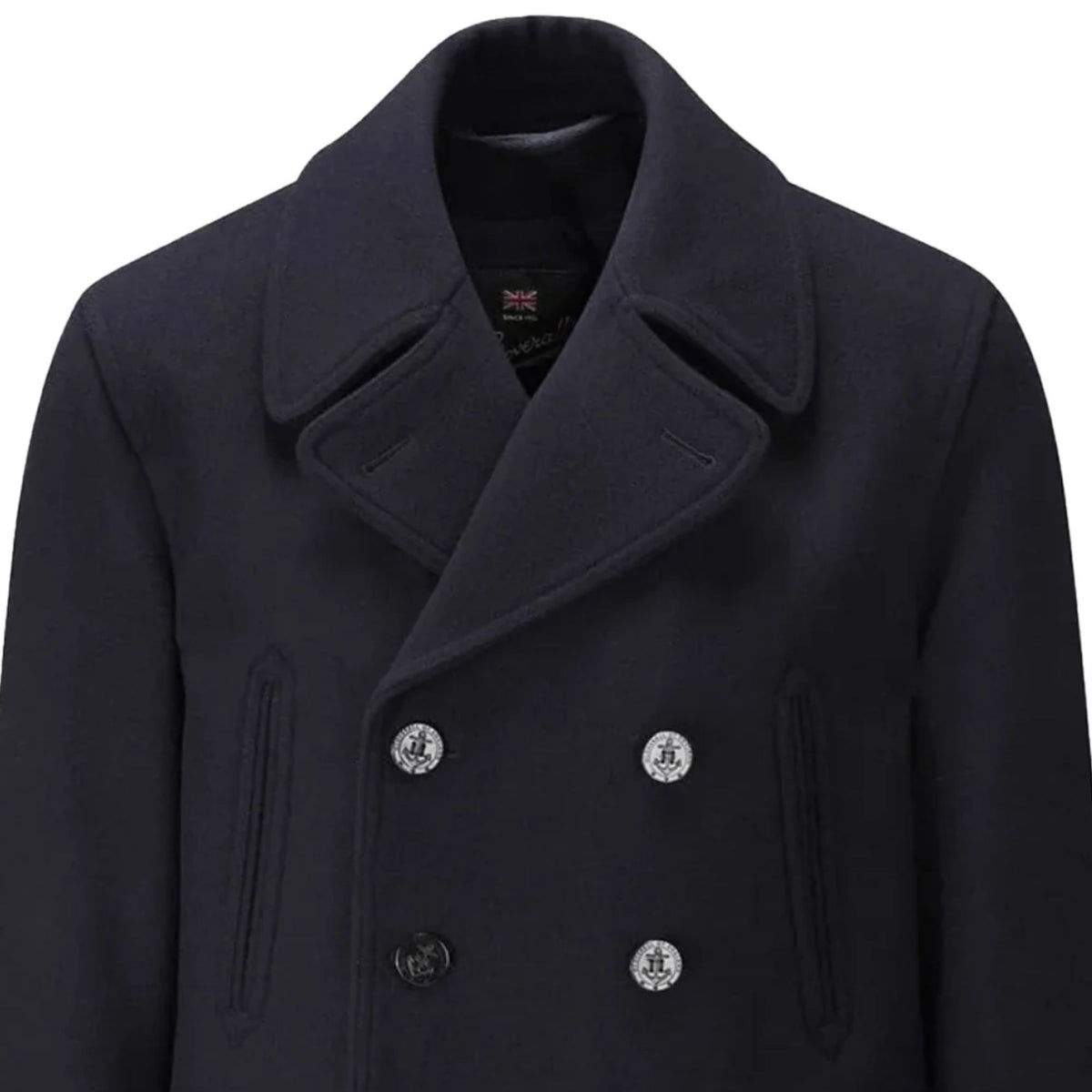 Gloverall Churchill Peacoat - Navy