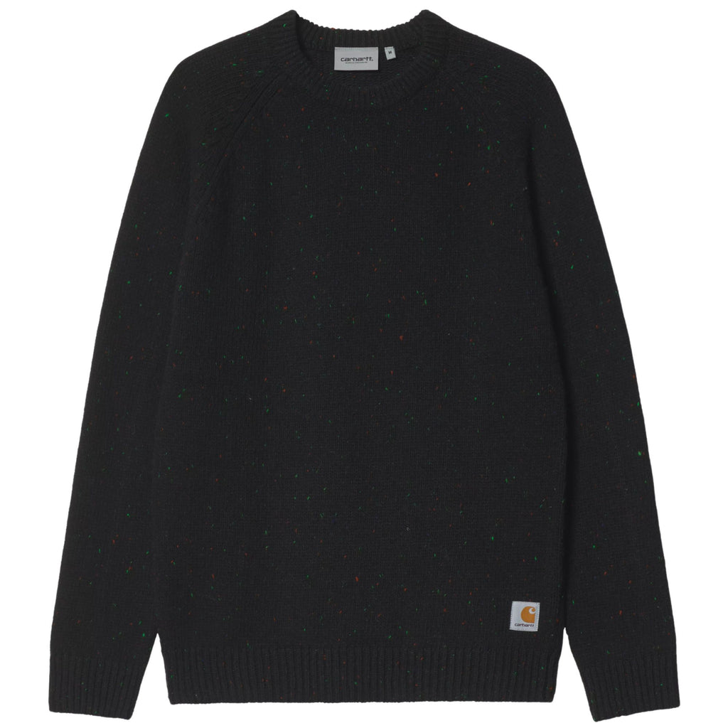 Carhartt WIP Anglistic Sweater - Speckled Black
