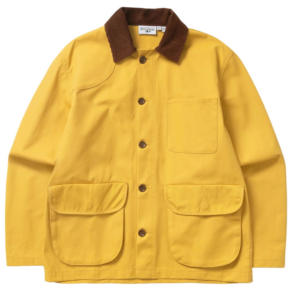 Service Works Waxed Barn Coat - Ochre