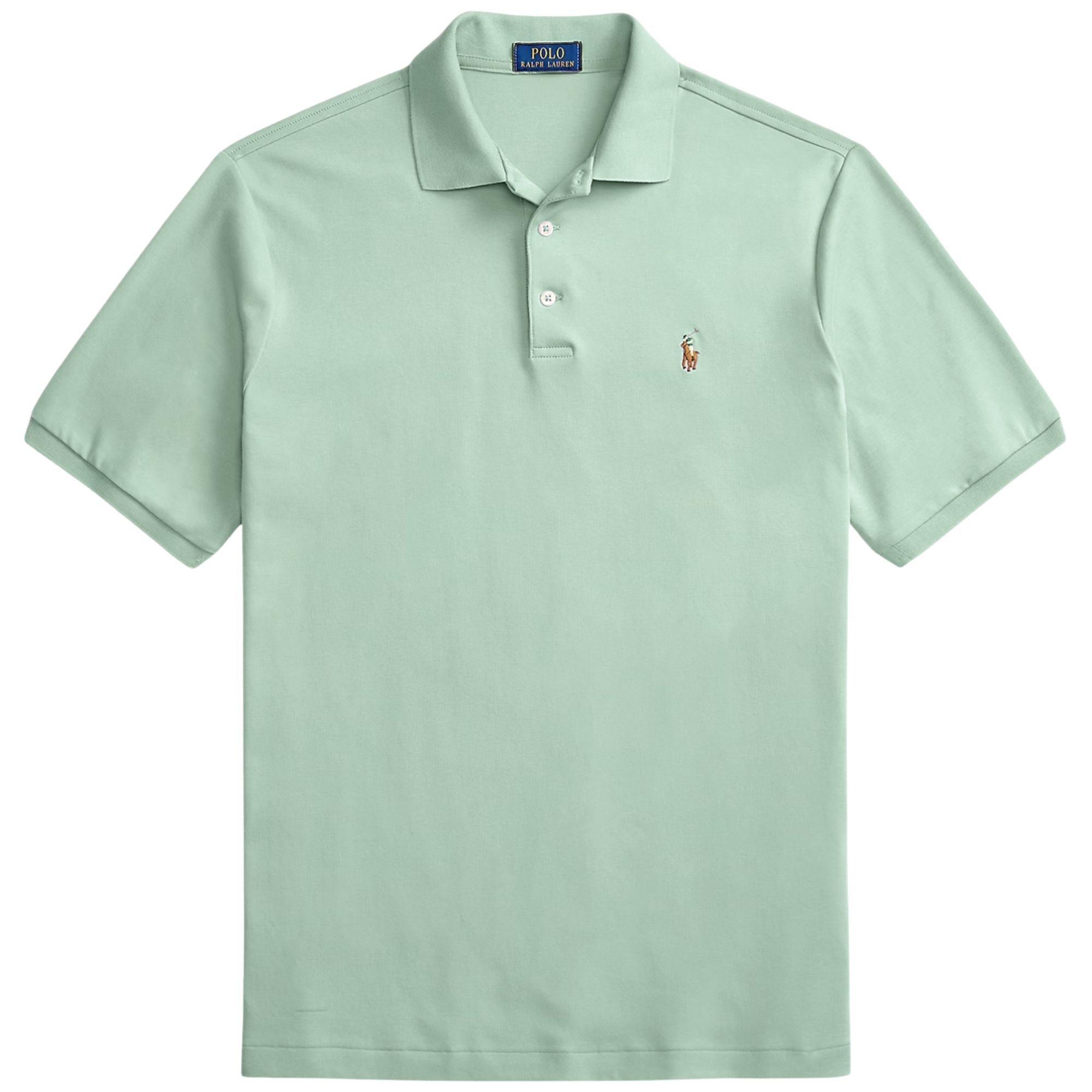Polo Ralph Lauren	 Custom Slim Fit Soft Cotton Polo Shirt - Green