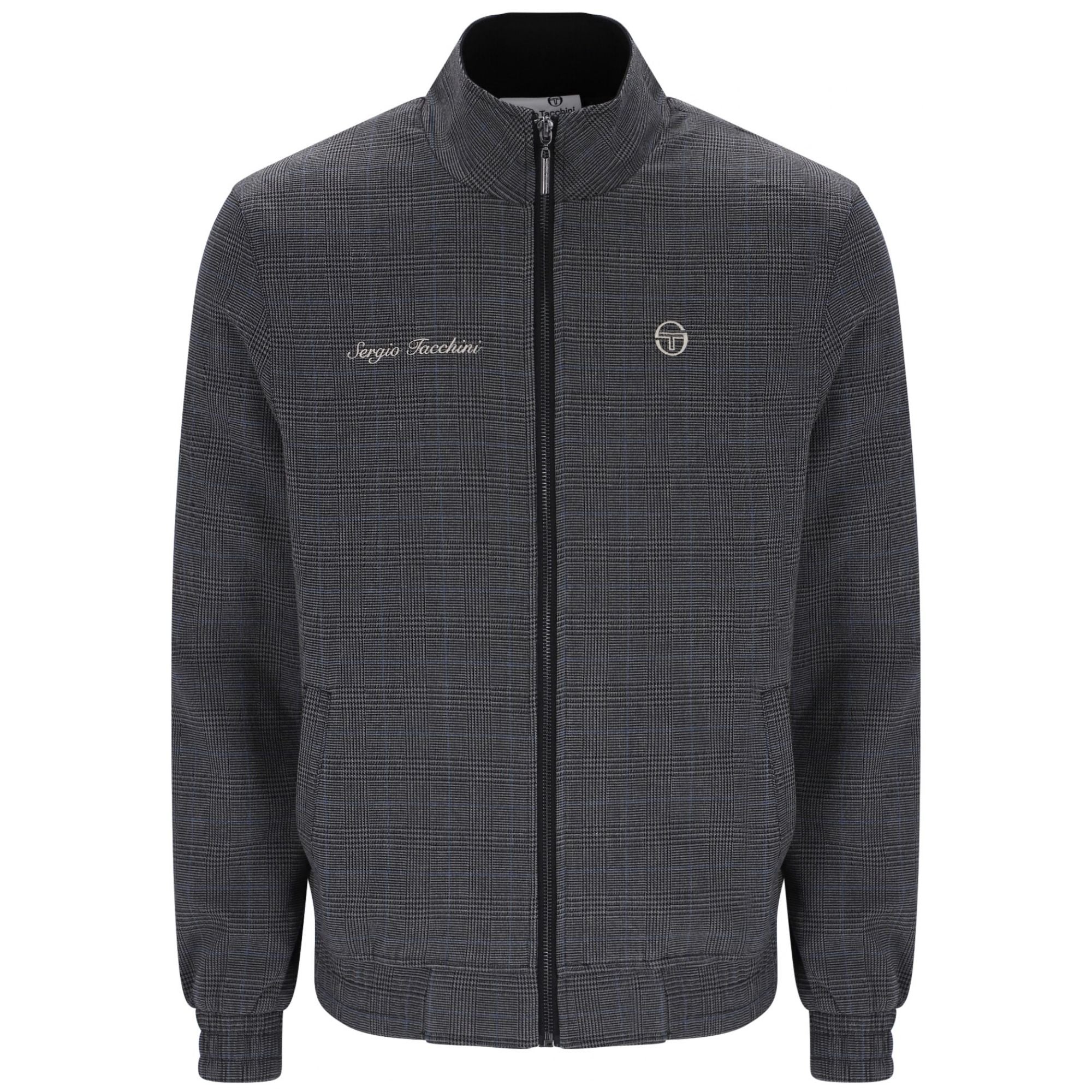 Sergio Tacchini Deluca Track Jacket - Charcoal Marl/Black 21308