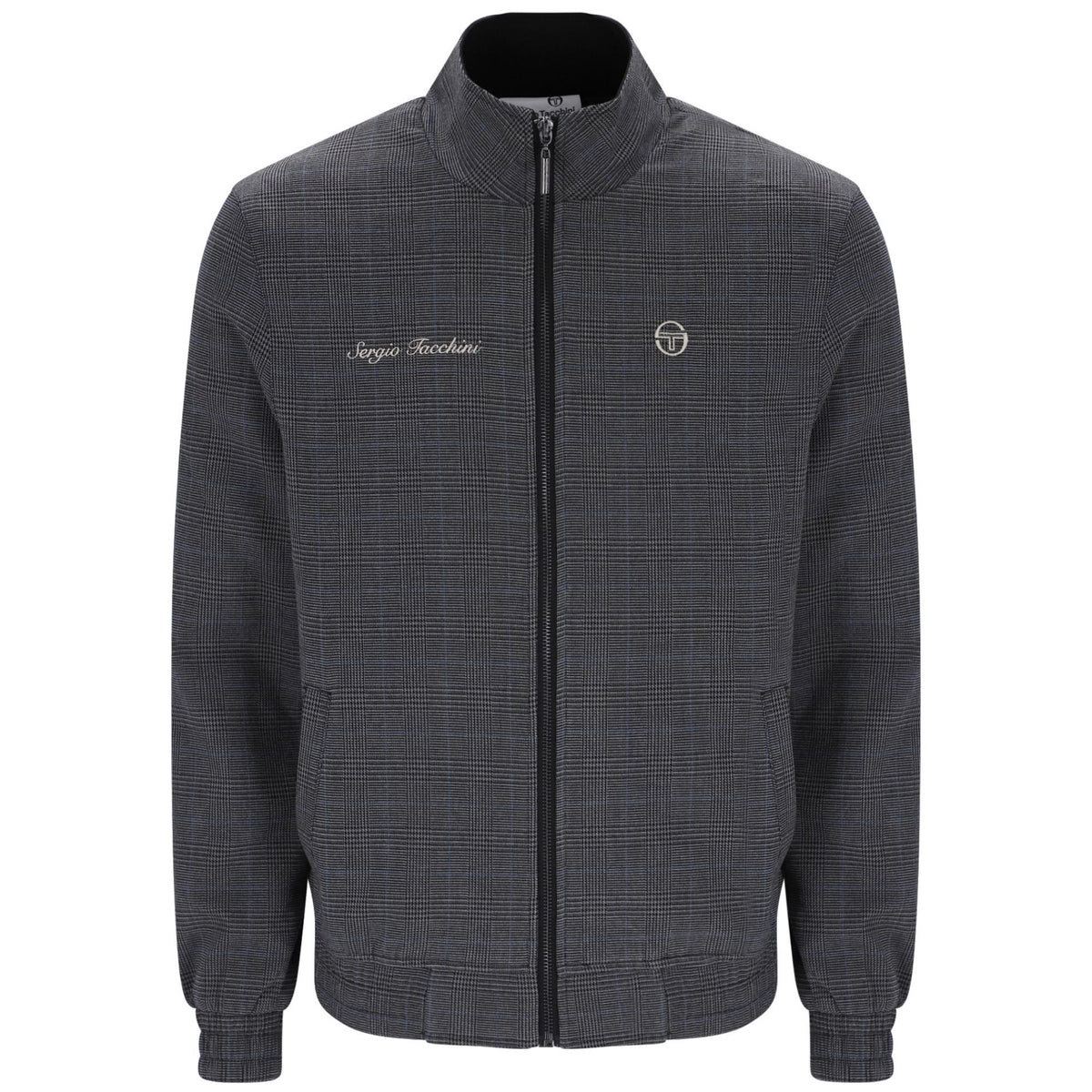 Sergio Tacchini Deluca Track Jacket - Charcoal Marl/Black