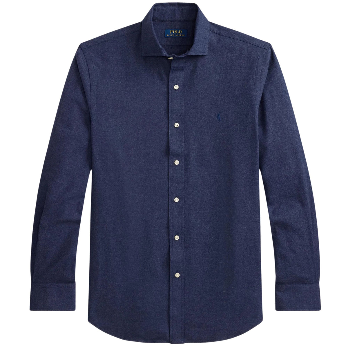 Polo Ralph Lauren Embroidered-logo Long Sleeve Shirt - Navy
