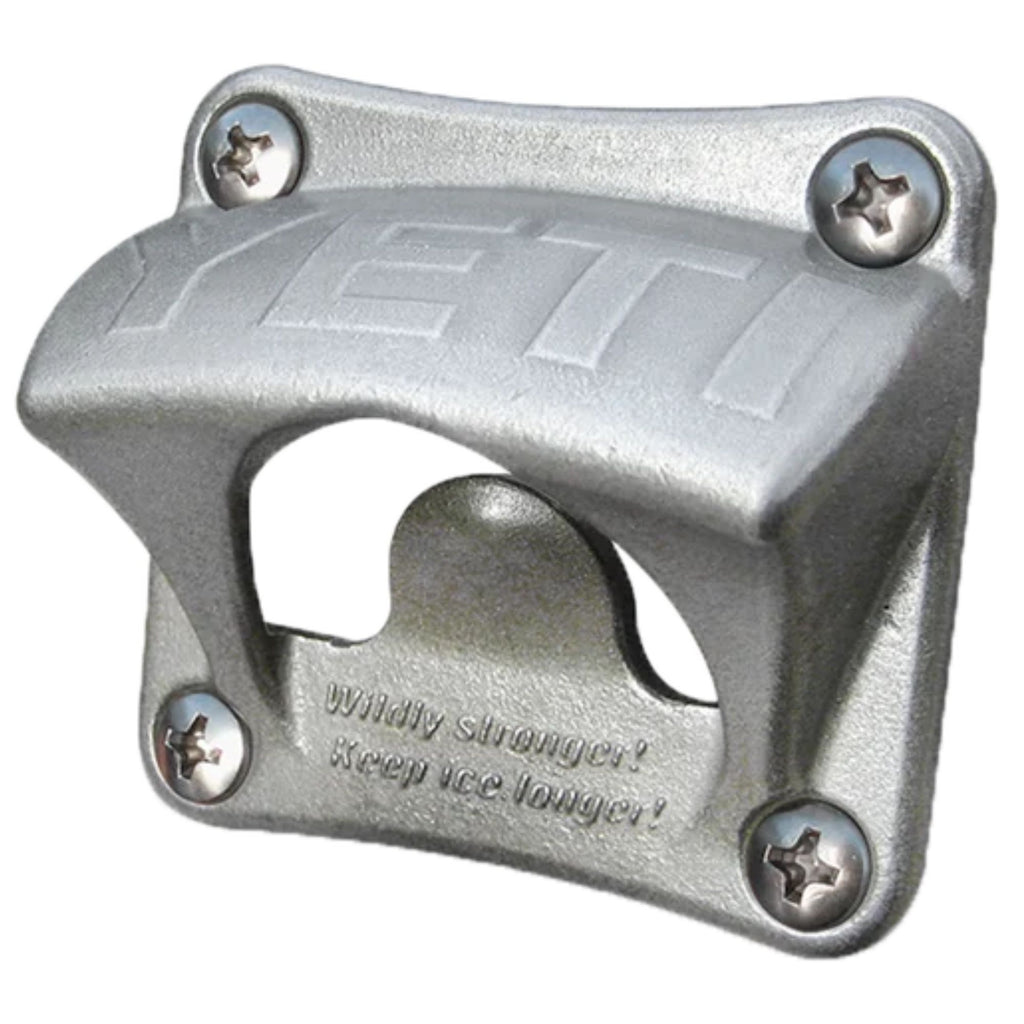 Yeti Wall Mount Bottle Opener - Stainless Steel