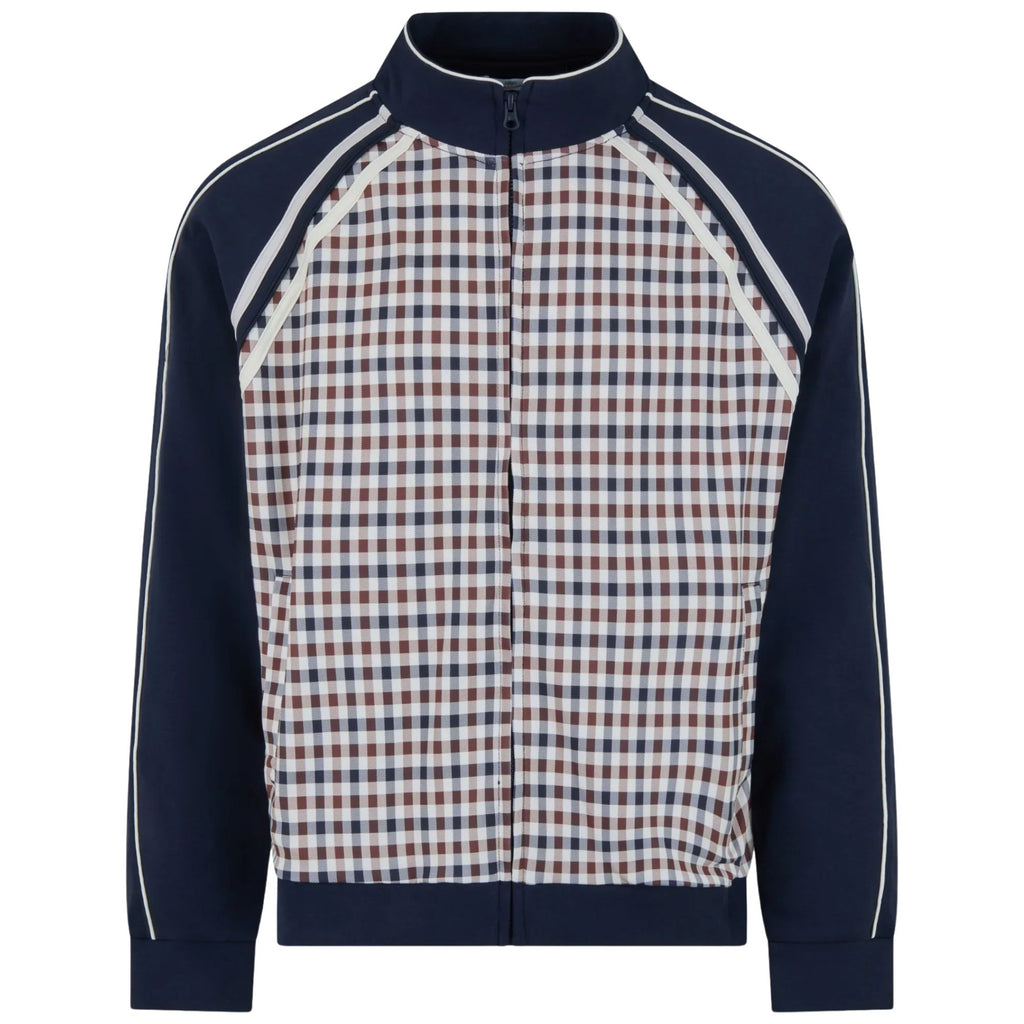 Aquascutum Active Scuba Club Check Track Top - House Check
