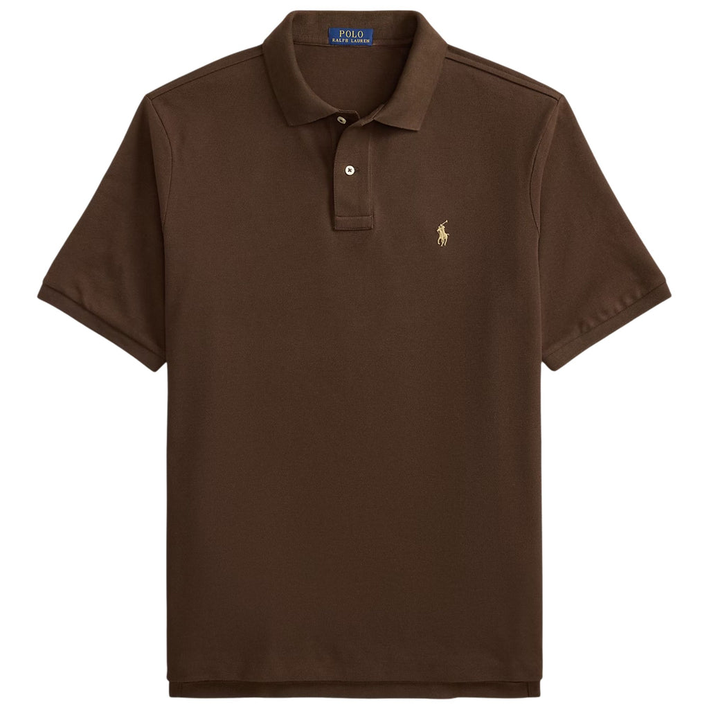 Polo Ralph Lauren The Iconic Classic Fit Mesh Polo - Nutmeg Brown