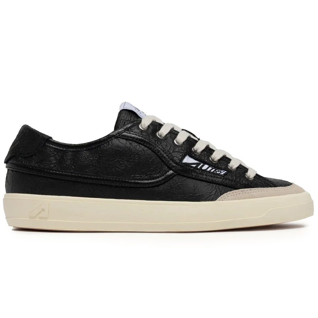 Autry Windscape Low Sneakers - Black/Sand Crackle-Effect