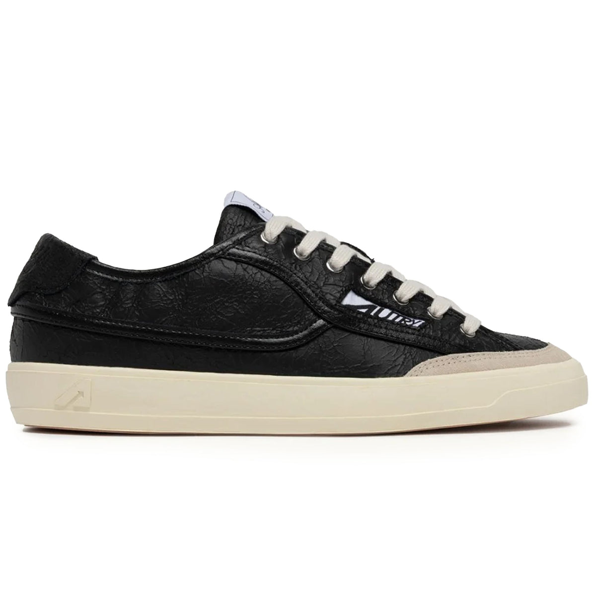 Autry Windscape Low Sneakers - Black/Sand Crackle-Effect
