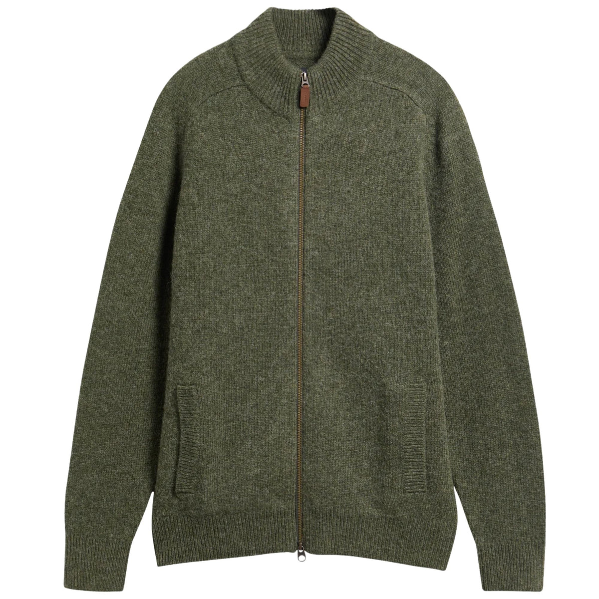 Barbour Talder Zip-Up Jumper - Sage