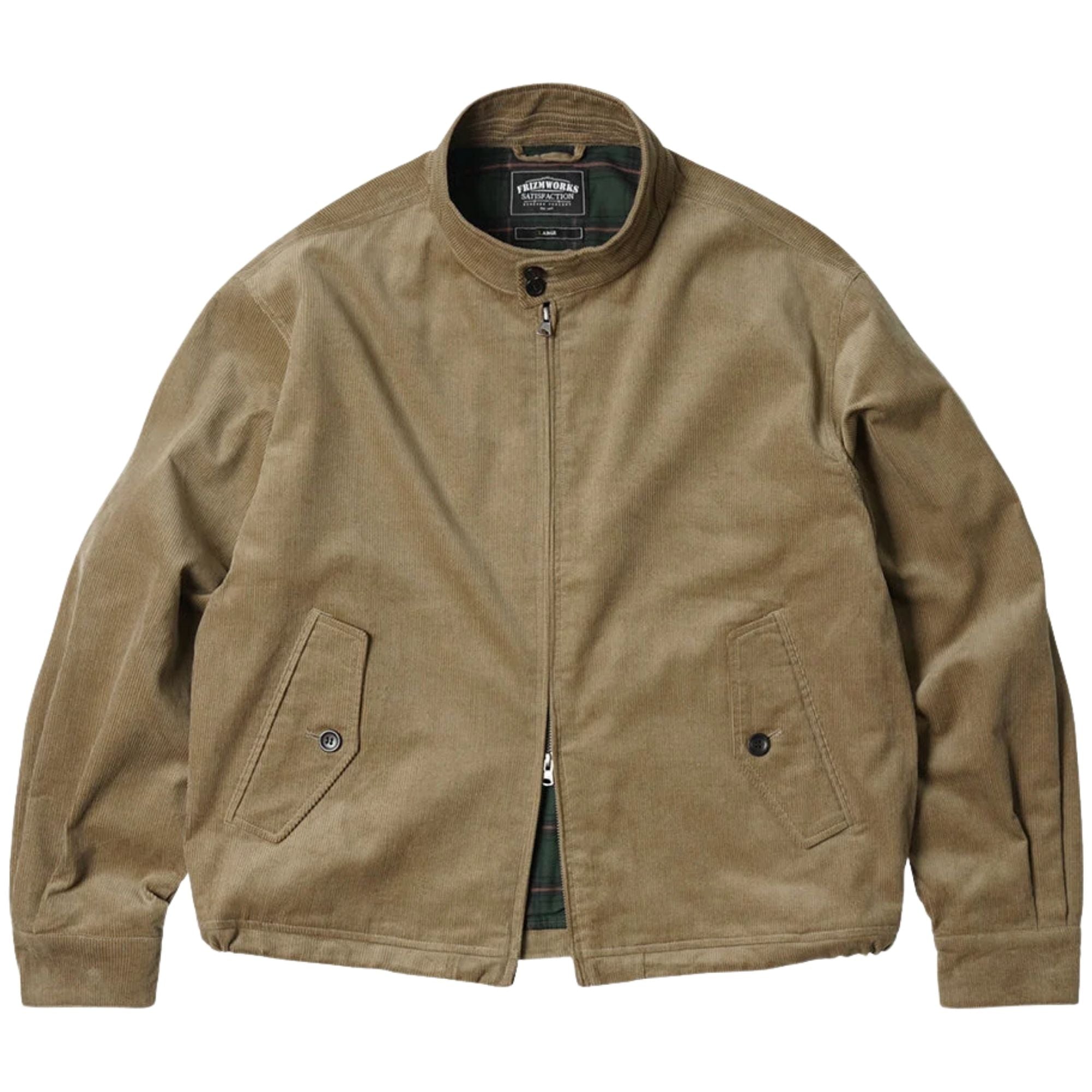 FrizmWORKS Corduroy Buddy Harrington Jacket - Beige