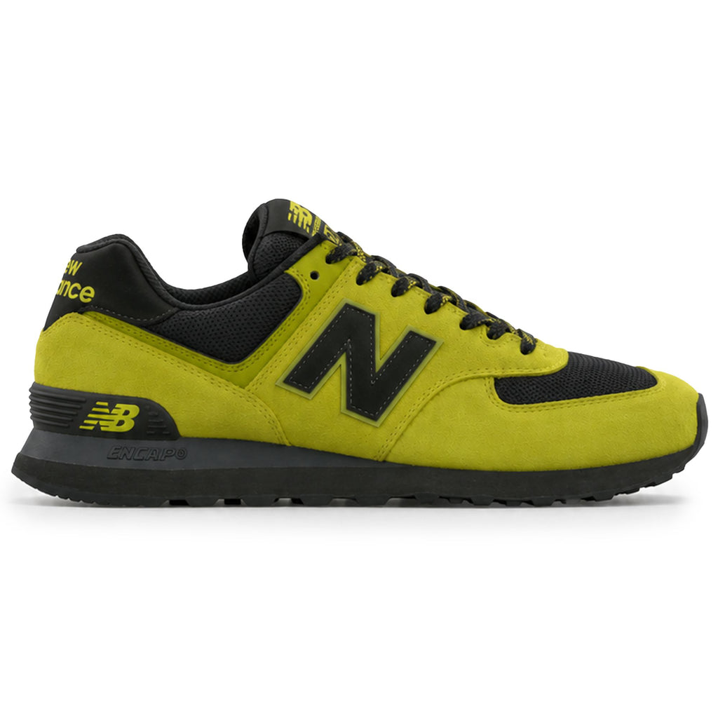 New Balance 574 Shoes - Sea Moss/Black