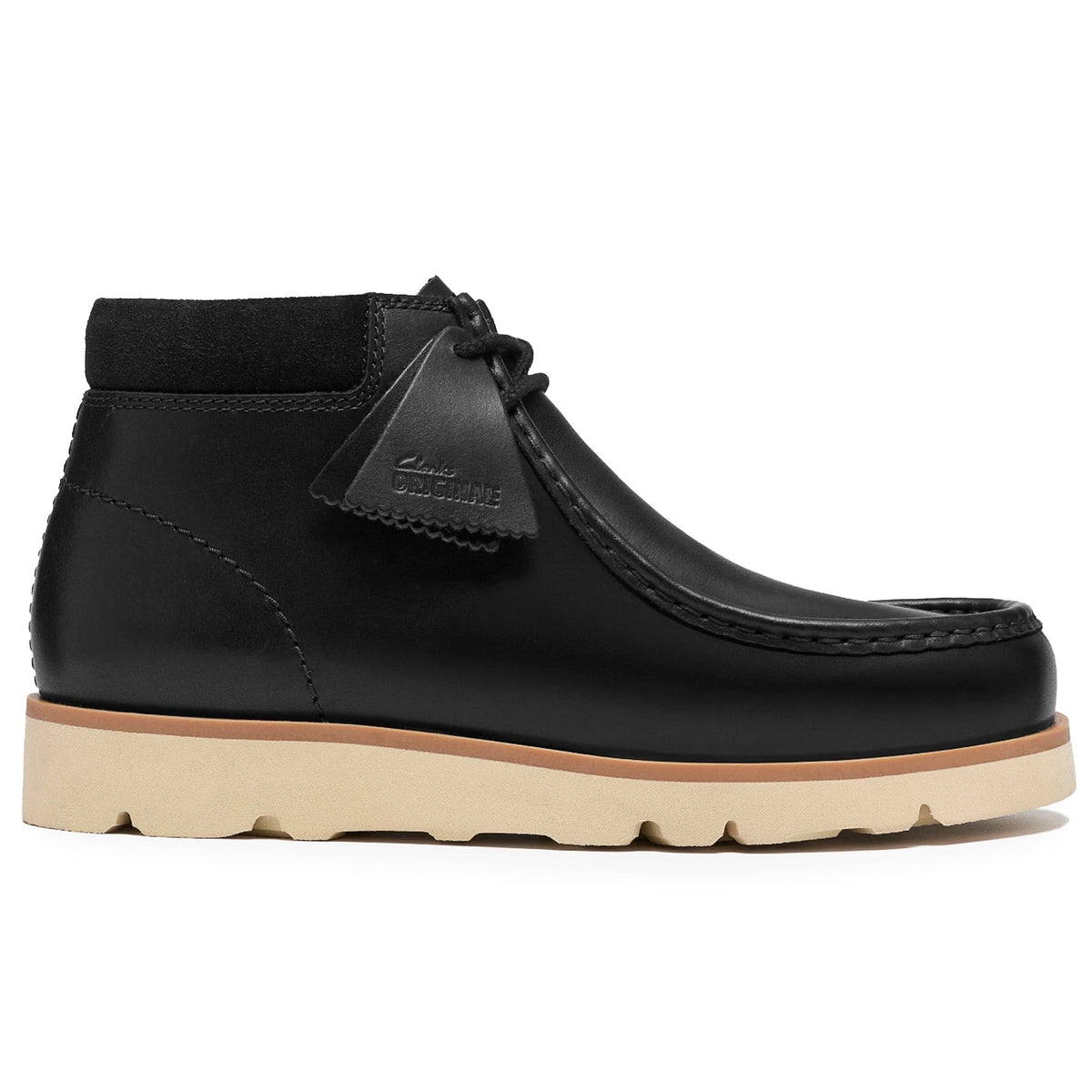 Clarks Originals Walla Orkhon Shoes - Black Leather