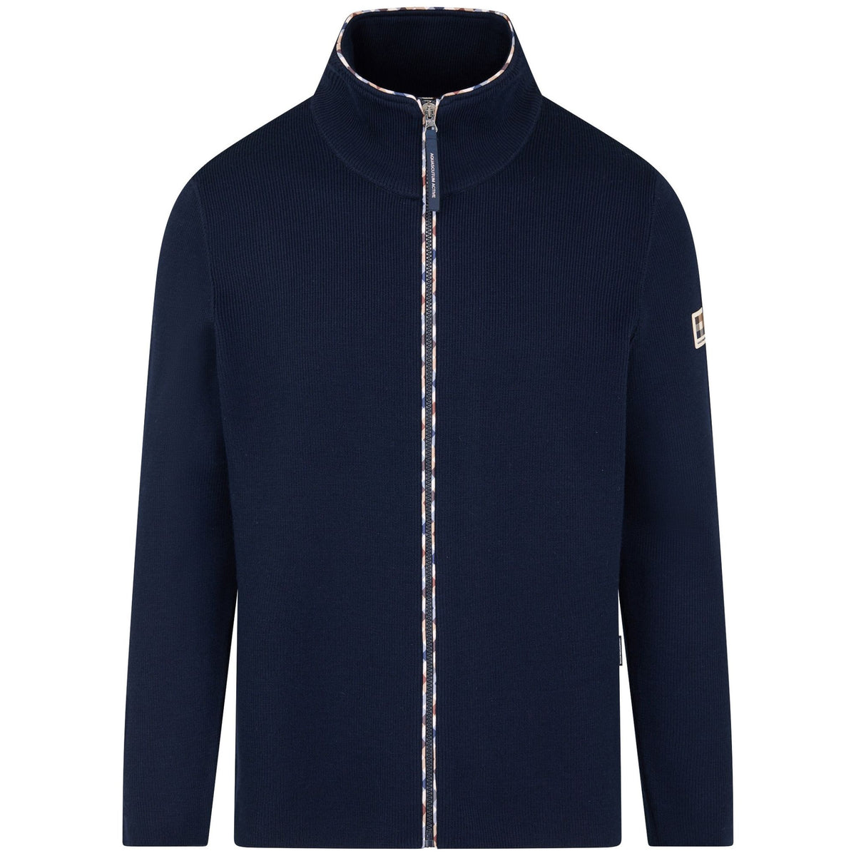 Aquascutum Tubolar FZ Sweater - Navy